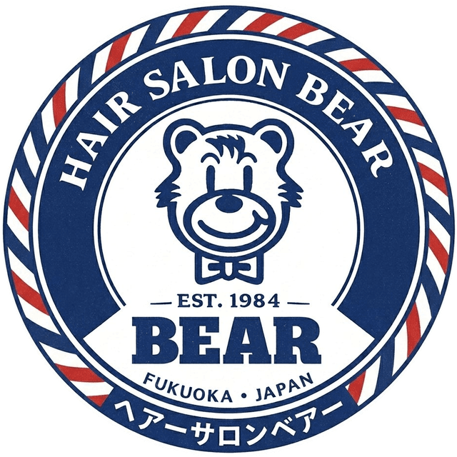 HAIR SALON BEAR 紋章ロゴ